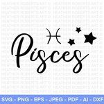 Pisces Zodiac Sign SVG