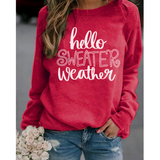 Hello Sweater Weather SVG