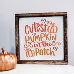 Cutest Pumpkin In The Patch SVG