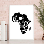 Floral Africa SVG
