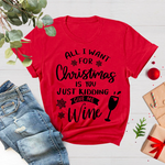 Funny Christmas - Just Give Me Wine SVG