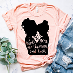 Mother Daughter - I Love You to The Moon and Back SVG