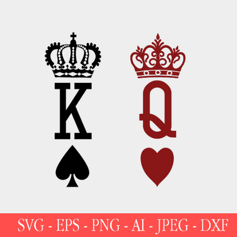 King and Queen SVG