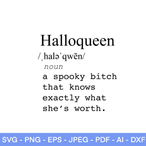 Halloqueen SVG