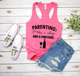 Funny Mom - Parenting and a Vineyard SVG