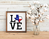 Texas LOVE SVG