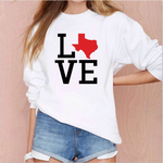 Texas LOVE SVG