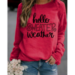 Hello Sweater Weather SVG