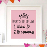 Princess To Do List SVG