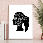 Strong Woman - I'll Do What's Best for Me SVG