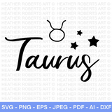 Taurus Zodiac Sign SVG