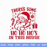 Naughty Santa SVG