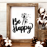 Be Happy SVG