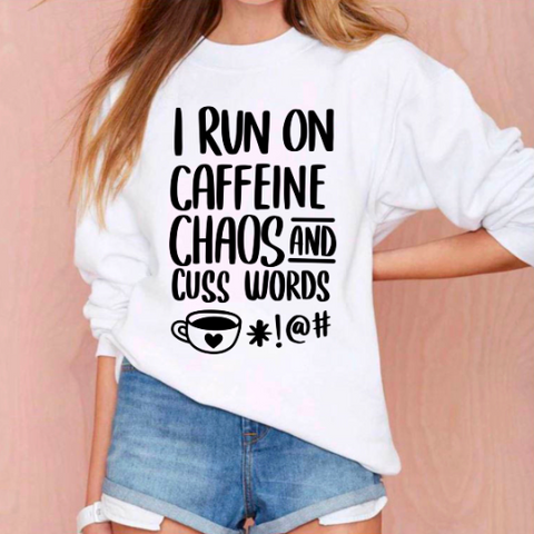 Caffeine and Chaos SVG – Heather Roberts Art