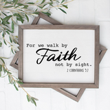 Walk By Faith Not BY Sight SVG