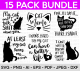 Funny Cat SVG Bundle