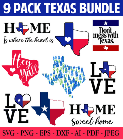 Texas SVG Bundle