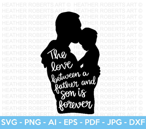 Love Between Father and Son SVG