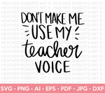 Teacher Voice SVG