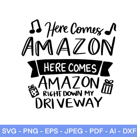 Here Comes Amazon SVG