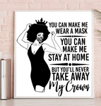 Black Woman - Never Take Away My Crown SVG