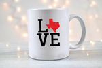 Texas LOVE SVG