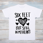 Valentines Day Quarantine - Six Feet Apart SVG