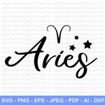 Aries Zodiac Sign SVG