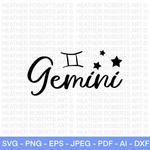 Gemini Zodiac Sign SVG