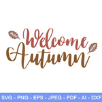 Welcome Autumn SVG