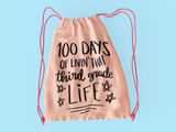 100 Days of School third grade SVG