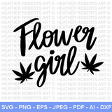 Flower Girl SVG