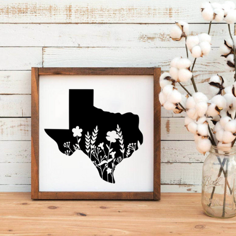 Texas - Wildflowers SVG