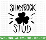 Shamrock Stud SVG