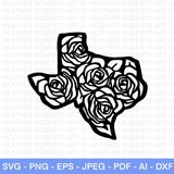 Texas Rose SVG