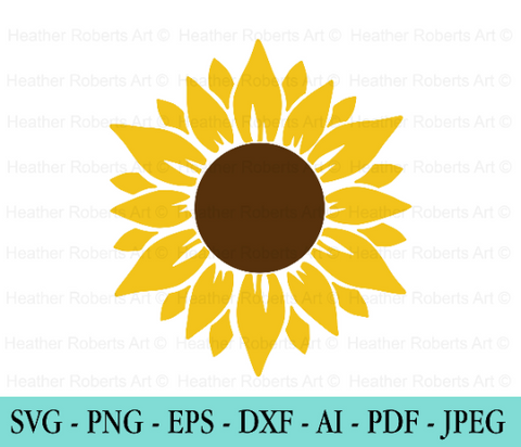 Sunflower SVG