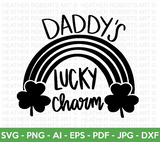 Daddy's Lucky Charm SVG