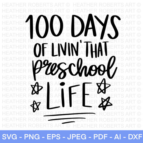 100 Days of School SVG