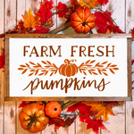 Farm Fresh Pumpkins Sign SVG