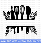 Kitchen Split Frame SVG