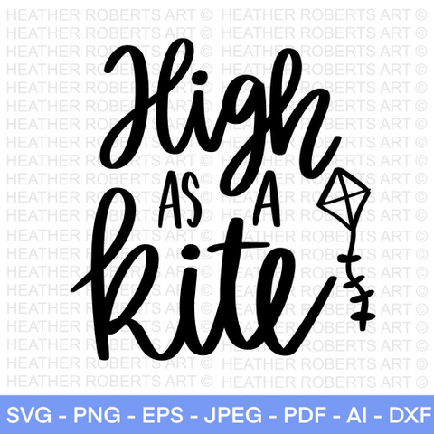 High as a Kite SVG