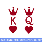 King and Queen SVG Bundle