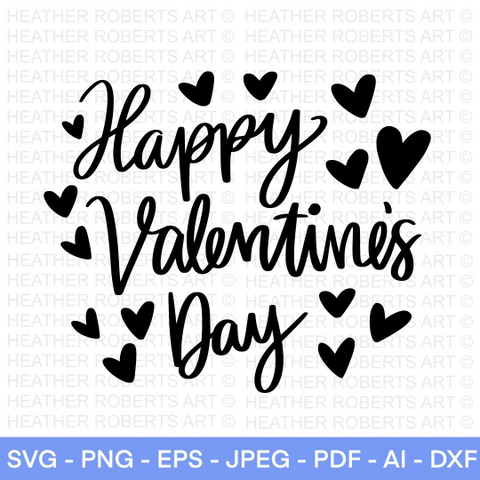 Happy Valentine's Day SVG