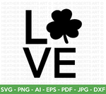 St Patrick's Day - Love SVG