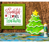 Teacher Christmas Colored SVG Bundle