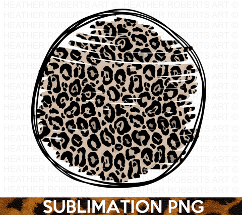 Leopard Background Sublimation PNG